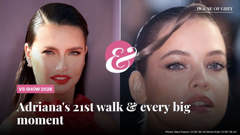 Adriana Lima and Barbara Palvin on red carpets, side by side