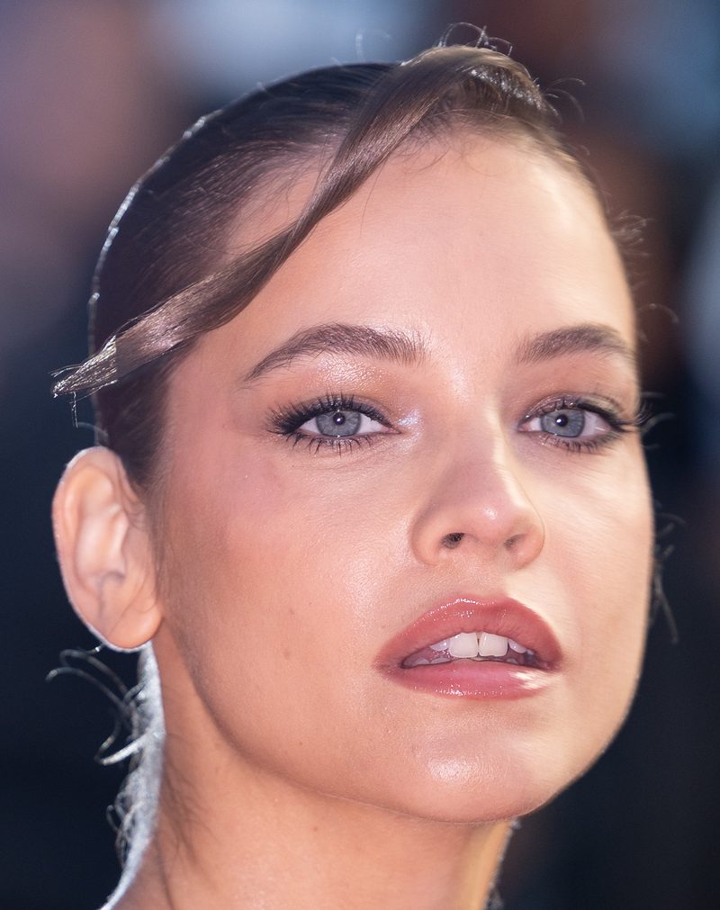 Barbara Palvin smiling at the 2025 Cannes Film Festival